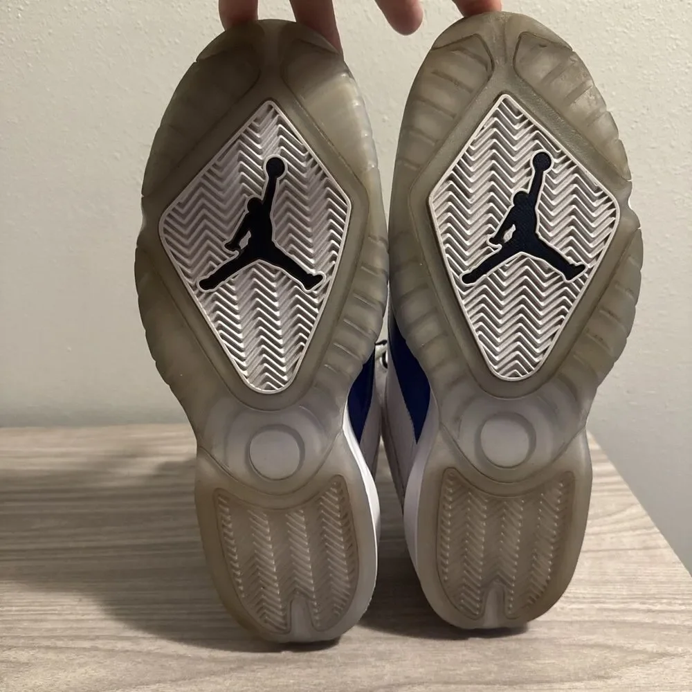 Jordan B’Loyal “White Metallic Silver Blue” Men’s Size 15 Lifestyle‎ Sneakers